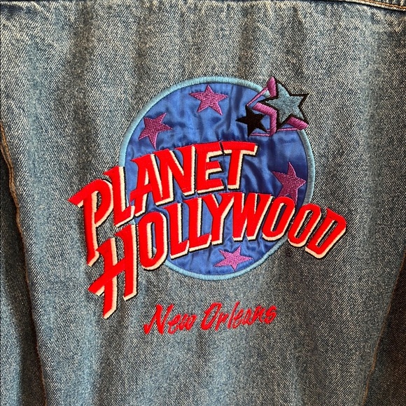 Vintage 90’s Planet Hollywood Denim Jacket - Picture 7 of 11